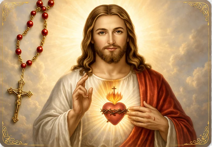 Terço Sagrado Coração de Jesus