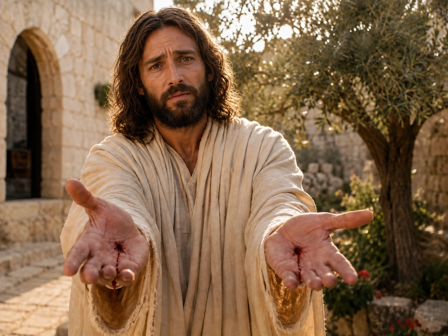 Mãos Ensanguentadas de Jesus